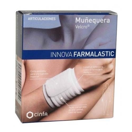 MUÑEQUERA - FARMALASTIC INNOVA VELCRO (BLANCA T - GDE /EGDE)