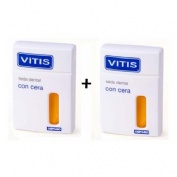 Vitis seda dental con cera (50 m 2 unidades duplo)